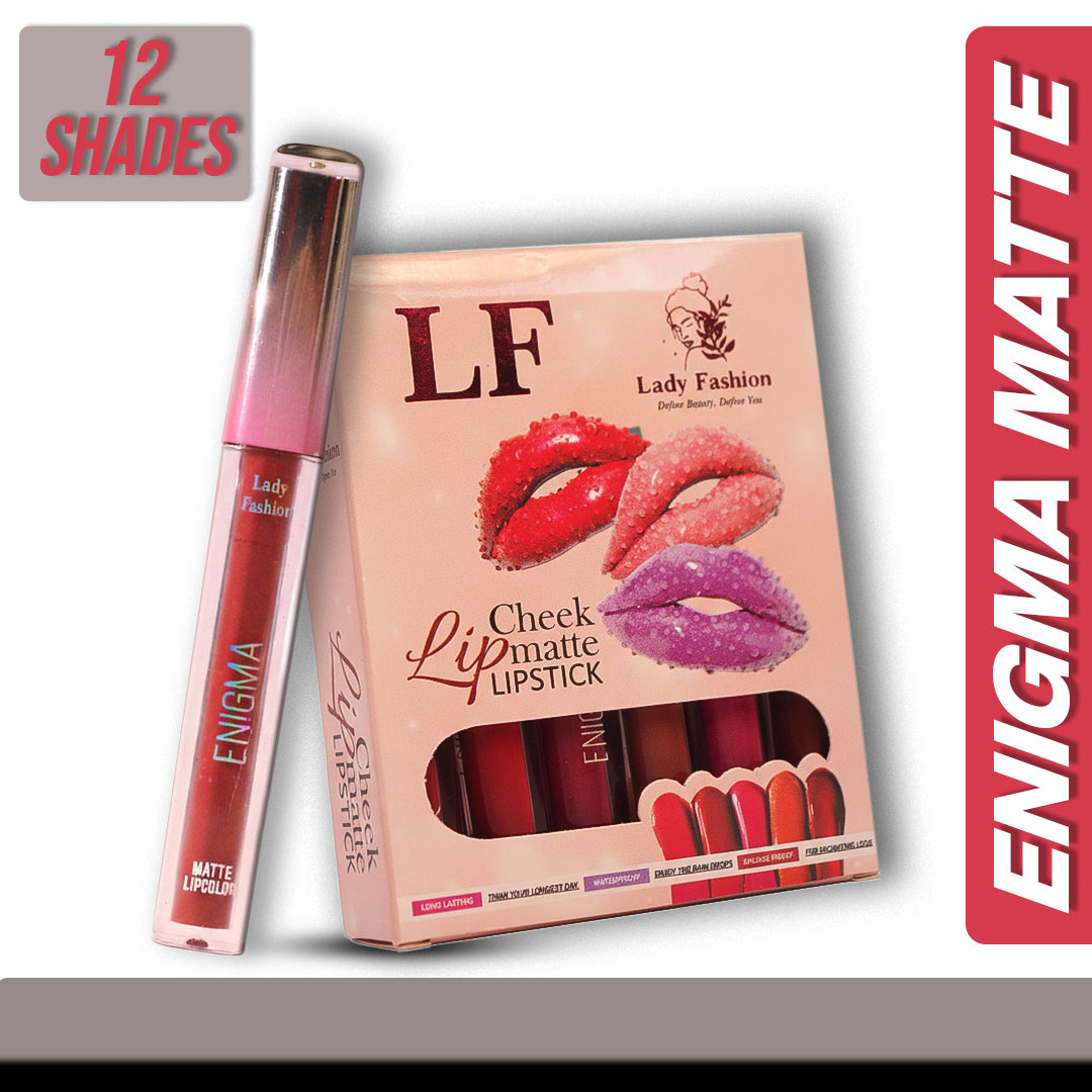 Enigma™ Lip & Cheek Matte – Dual-Action Color