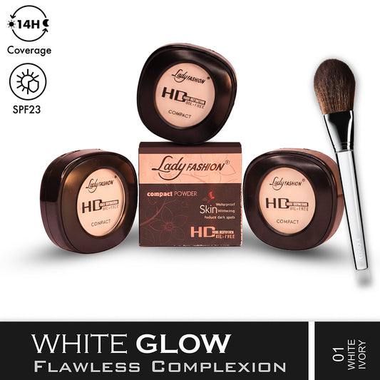 GlowMist™ Compact Powder – White Glow, Flawless Complexion